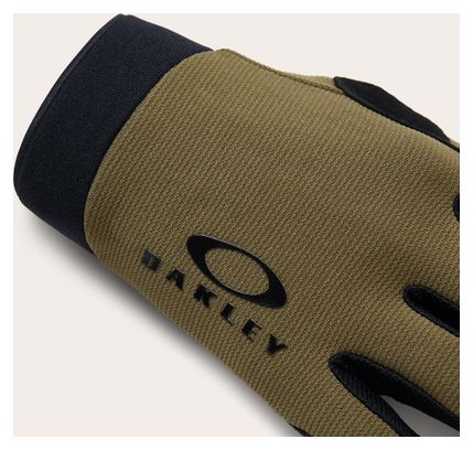 Guantes largos de ciclismo de montaña Oakley Seeker, color verde