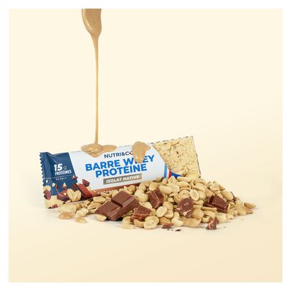 Barres Protéinées - Cacahuètes et Chocolat - 12 barres