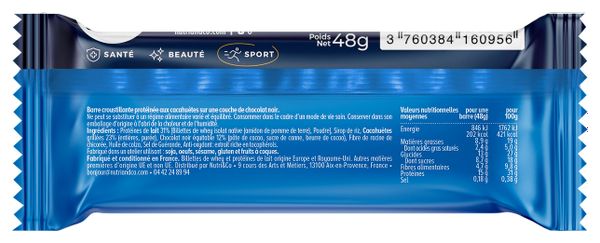 Barres Protéinées - Cacahuètes et Chocolat - 12 barres