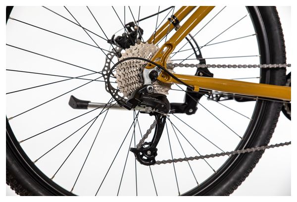 Tandem Semi-Rigid Fluid MicroShift Mezzo 3x10V 29'' Amarillo Arena M/L 170/205cm - Producto renovado
