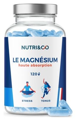 MAGNÉSIUM + VIT B6 - TONUS ET RÉCUPÉRATION MUSCULAIRE - 120 GÉLULES