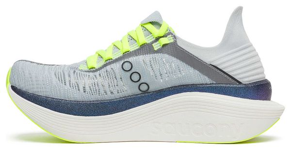 Saucony Endorphin Elite 2 Running Shoes White/Blue/Yellow Unisex