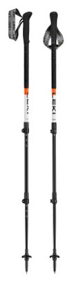 Leki Skysolo Telescopic Poles, White/Black/Orange (110–145 cm)