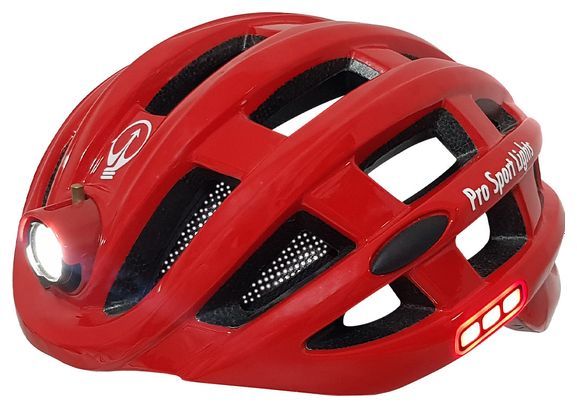 Casque de vélo avec lumières USB rechargeable