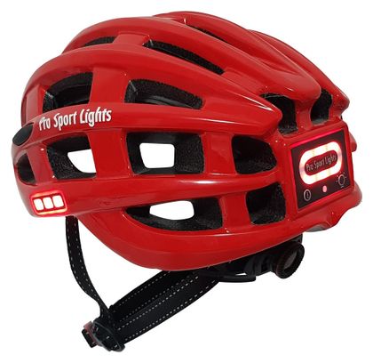 Casque de vélo avec lumières USB rechargeable