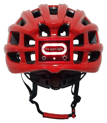 Casque de vélo avec lumières USB rechargeable