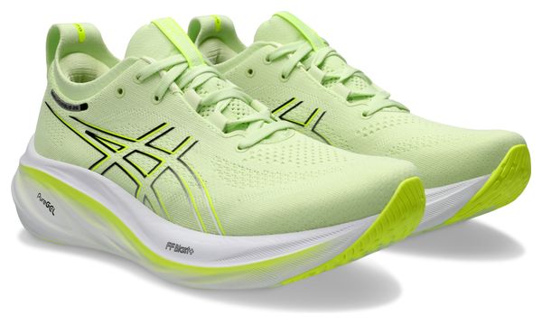 Asics Gel-Nimbus 26 Running Shoes Green/Yellow Men's