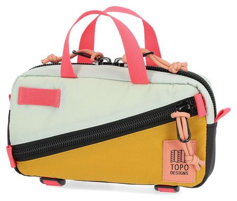 Topo Designs Mini Quick Pack 1.7L Marsupio Verde chiaro/Giallo