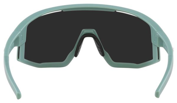 Bliz Fusion Glasses Matte Green - Mirror Silver