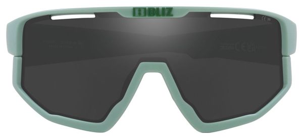 Bliz Fusion Glasses Matte Green - Mirror Silver