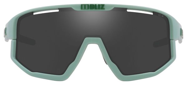 Bliz Fusion Glasses Matte Green - Mirror Silver