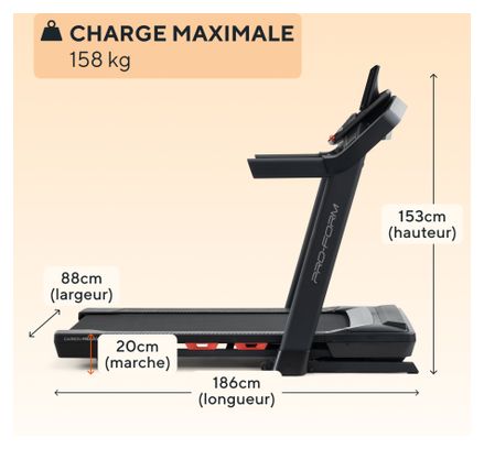 Tapis de course Carbon Pro 2000 / Ecran tactile 10