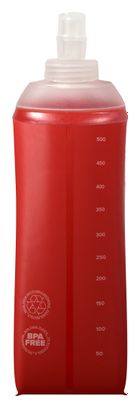 Flasque Compressport Ergoflask Rouge + Tuyau - 500ml