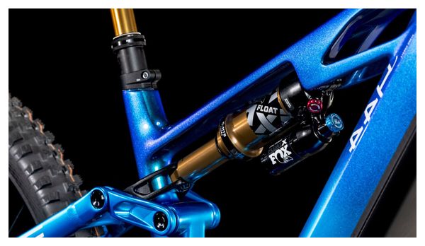 VTT Électrique Tout-Suspendu Cube Stereo Hybrid One44 HPC AT 800 Sram X0 Eagle AXS 12V 800 Wh 27.5'' Bleu Actionteam 2025