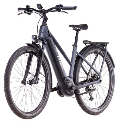 Cube Touring Hybrid Pro 625 Trapeze Elektrische Hybride Fiets Shimano Cues 11S 625 Wh 700 mm Metallic Grijs 2025