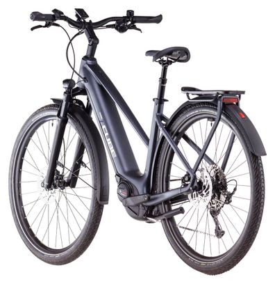 Cube Touring Hybrid Pro 625 Trapeze Elektrische Hybride Fiets Shimano Cues 11S 625 Wh 700 mm Metallic Grijs 2025