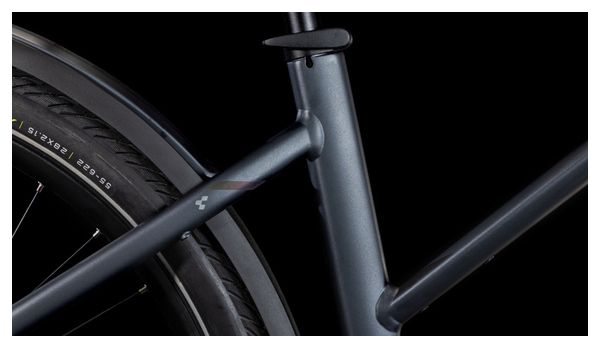 Cube Touring Hybrid Pro 625 Trapeze Elektrische Hybride Fiets Shimano Cues 11S 625 Wh 700 mm Metallic Grijs 2025