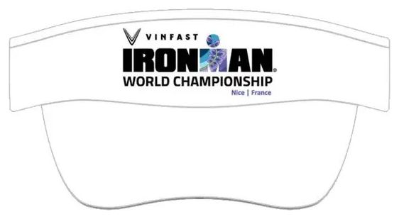 Visière Ironman World Championship Nice 2024 Event Blanc/Bleu