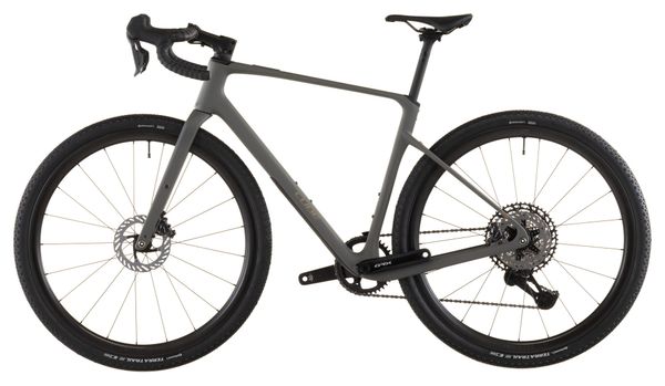 Cube Nuroad C:62 EX Gravel Bike Shimano GRX Di2 12S 700 mm Grigio Antico 2026