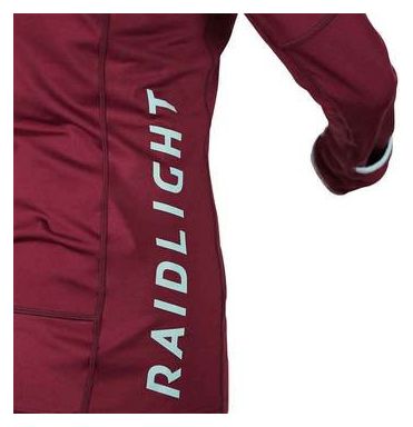 Raidlight Wintertrail 1/2 Zip Long Sleeve Top Red Women