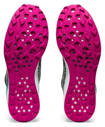 Asics FujiSpeed Donna Nero Verde Rosa Scarpe da Trail