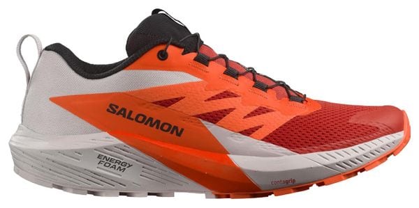 Zapatillas de trail Salomon Sense Ride 5 Naranja / Blanco