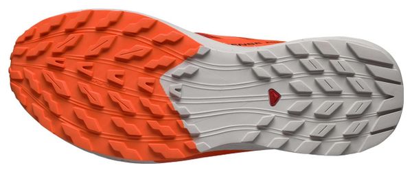 Chaussures de Trail Salomon Sense Ride 5 Orange / Blanc