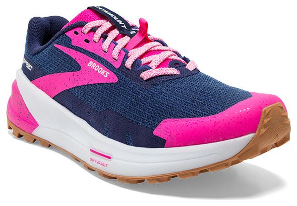 Zapatillas Brooks Catamount 2 Azul Rosa Trail Running Mujer