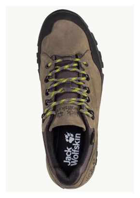 Jack Wolfskin Rebellion Texapore Khaki Hiking Shoes