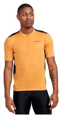 Craft Core Essence Orange Black short sleeve jersey