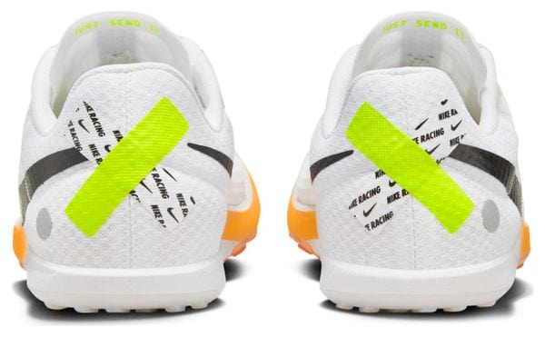 Nike Zoom Rival XC 6 White Orange Track &amp; Field Shoes