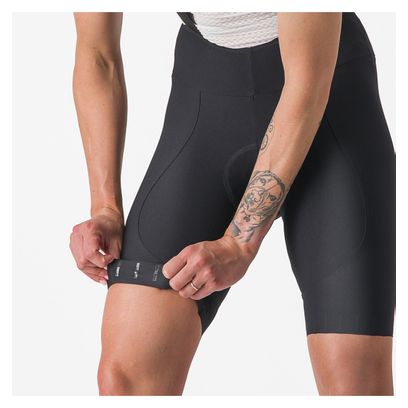 Culotte con tirantes Castelli Espresso DT para mujer Negro