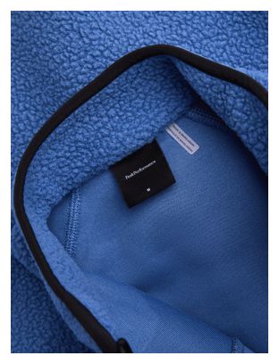 Peak Performance Naturerush Pile Zip fleecevest voor heren, blauw
