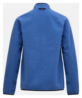 Peak Performance Naturerush Pile Zip fleecevest voor heren, blauw