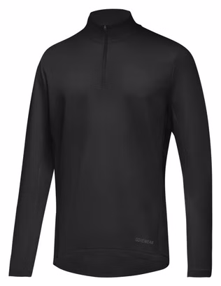 Maillot Manches Longues Gore Wear 1/4 Zip Everyday Mid Noir Homme