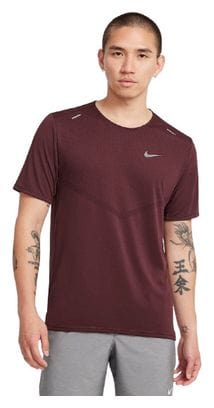 Maillot manches courtes Nike Dri-Fit Rise 365 Rouge Homme