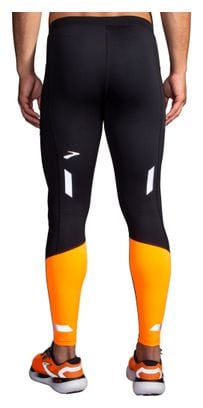 Brooks Run Visible 2.0 Black/Orange Men's Long Tights