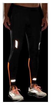 Brooks Run Visible 2.0 Long Legging Nero/Arancione Uomo