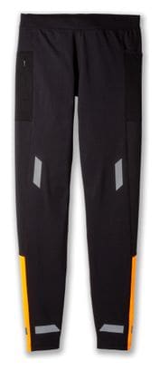 Brooks Run Visible 2.0 Black/Orange Men's Long Leggings