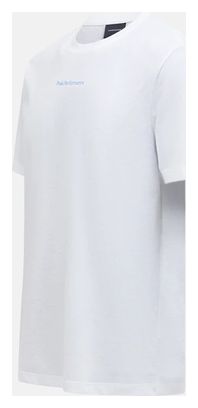 T-Shirt Manches Courtes Peak Performance Explore Graphic Blanc