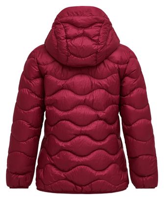 Doudoune à capuche Peak Performance Helium Down Rose Femme