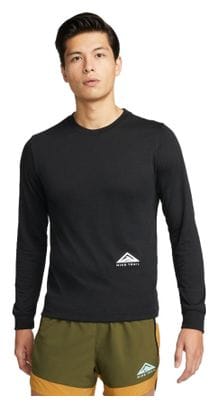 Nike Dri-Fit Trail Black Men's long sleeve jersey