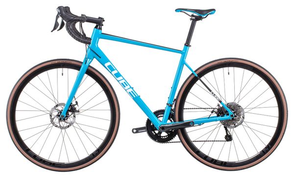 Cube Attain Race Road Bike Shimano Tiagra 10S 700 mm Sky Blue 2022