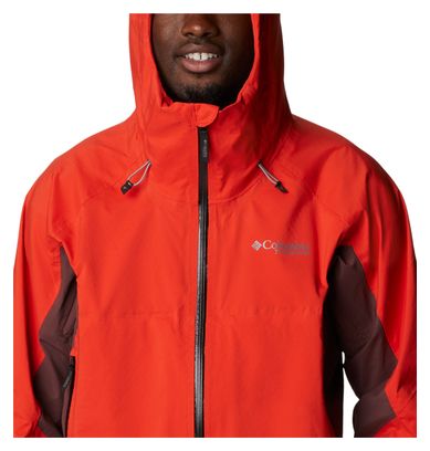 Columbia Mazama Trail Shell Waterproof Jacket Orange Men's