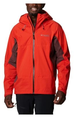 Columbia Mazama Trail Shell Waterproof Jacket Orange Men's