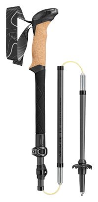 Bâtons de Randonnée Pliables Leki Makalu Pro FX Carbon Noir 110-130 cm