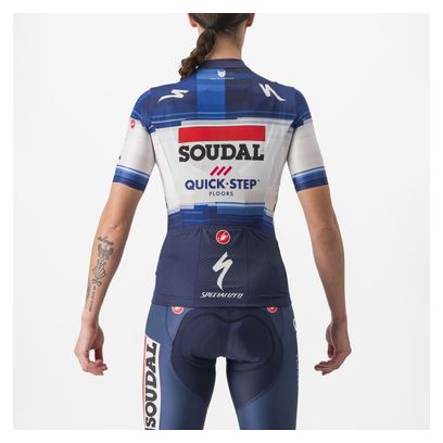 Maglia a manica corta Castelli Competizione 2 Soudal Quick Step 2023 Blu Donna