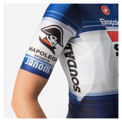 Maglia a manica corta Castelli Competizione 2 Soudal Quick Step 2023 Blu Donna