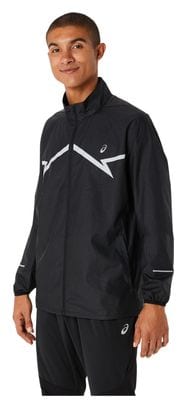 Chaqueta Cortavientos Asics Run Lite-Show Negra Hombre