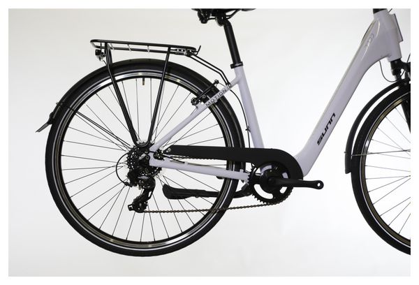Bicicleta de Exhibición - Bicicleta de Ciudad Sunn Motion Shimano Tourney 8V Blanco Brillante 2023 M